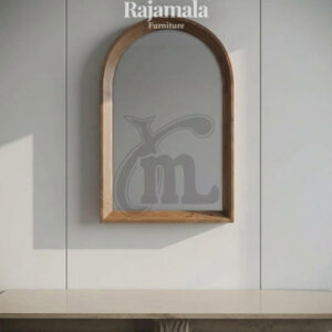 Cermin Hias Kayu Jati Solid Minimalis Rustic French Style RM-196