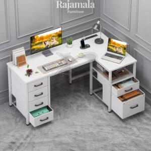Meja Kerja Minimalis Kayu Solid Duco Simple Design RM-189