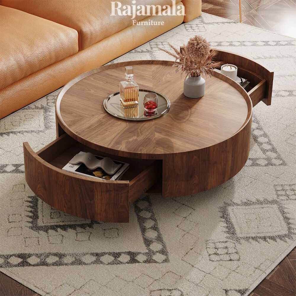 Meja Tamu Jati Minimalis Modern Design Gorgeous Solid Wood RM-198.1
