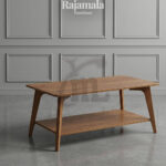 Meja Tamu Minimalis Jati Natural Walnut Solid Premium RM-197