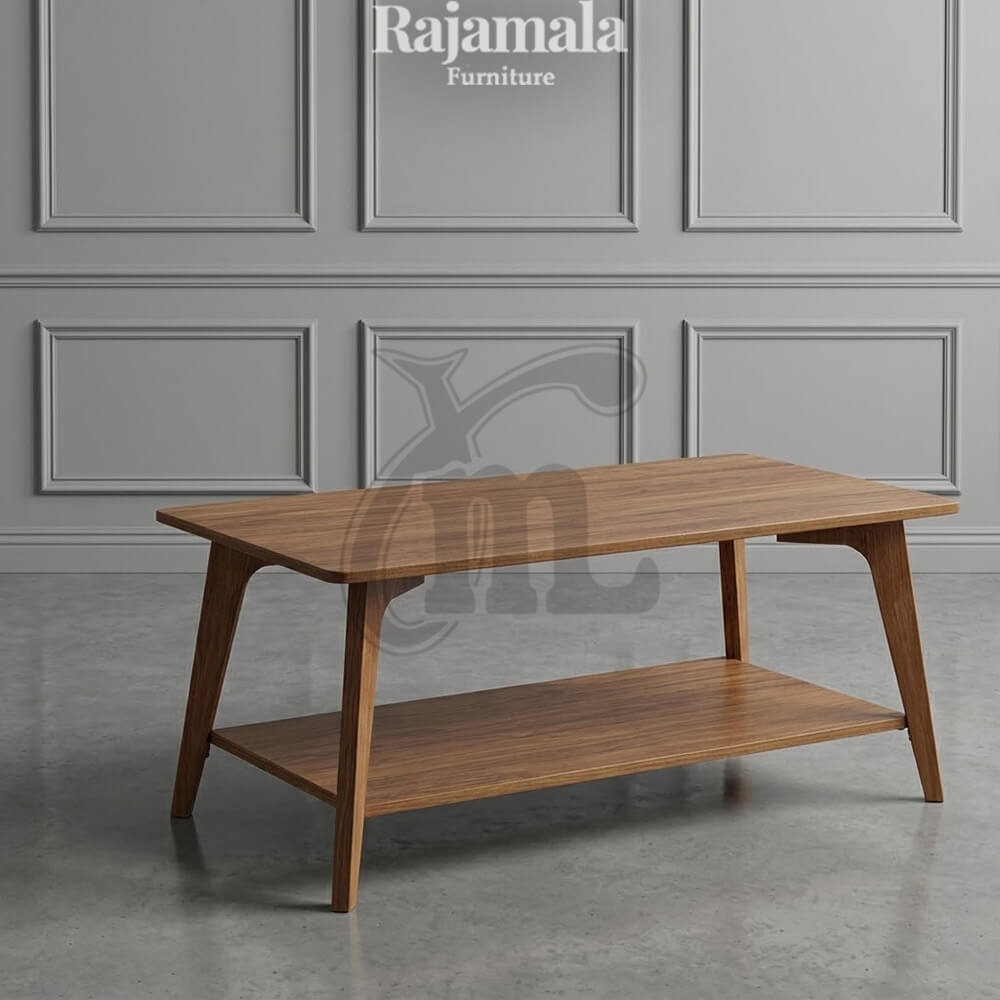 Meja Tamu Minimalis Jati Natural Walnut Solid Premium RM-197 Meja Tamu Minimalis Jati Natural Walnut Solid Premium RM-197