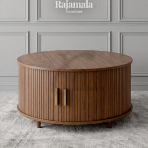 Minimalis Coffee Table Jati Natural Dark Brown Color RM-200