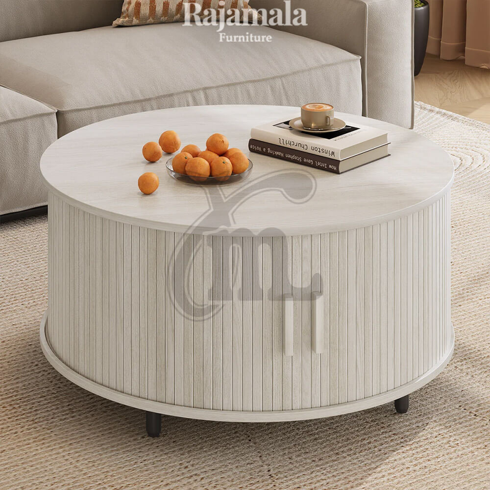 Minimalis Coffee Table Jati Natural Dark Brown Color RM-200.2