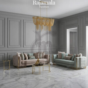 Sofa Tamu Minimalis Modern Elegant Stainless Steel RM-201