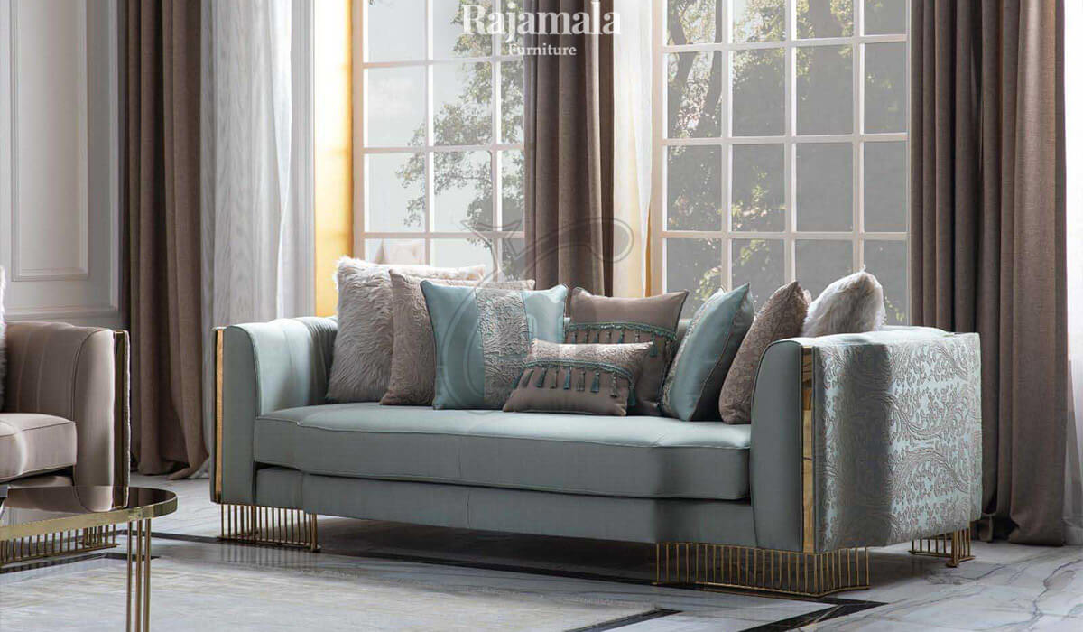 Sofa Tamu Minimalis Modern Elegant Stainless Steel RM-201.1