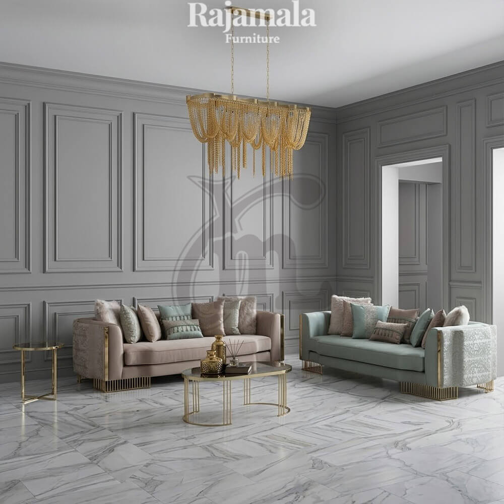 Sofa Tamu Minimalis Modern Elegant Stainless Steel RM-201 Sofa Tamu Minimalis Modern Elegant Stainless Steel RM-201